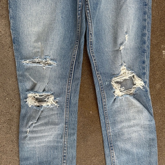 NWT abercrombie & fitch the skinny high rise medium destroy size 25|0L - Picture 6 of 9